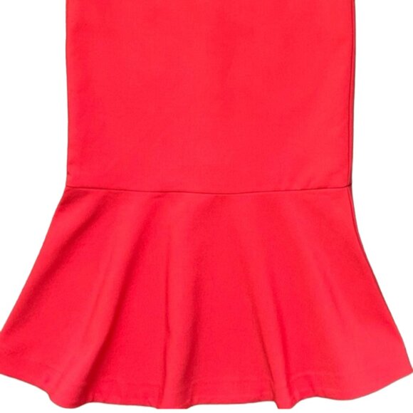 Likely Anabell Red Pink Colorblock Midi Dress Revolve Cocktail Party S - Picture 4 of 14